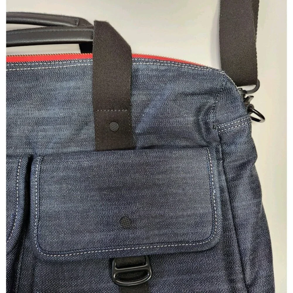 Tumi T Tech Denim Messenger Bag Essential Gear